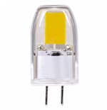 Satco 3W JC LED Light Bulb, G6.35, 3000K