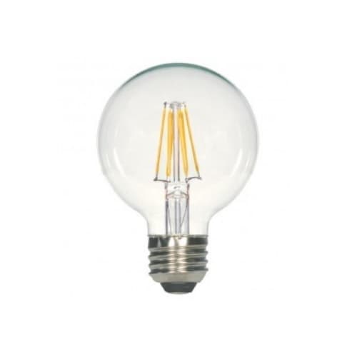 Satco 4.5W LED G25 Decorative Bulb, 2700K, Clear