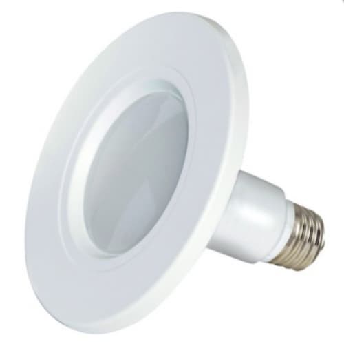 Satco 4-in 8.5W LED Recessed Downlight, Dimmable, E26, 510 lm, 120V, 2700K, White