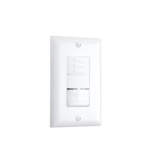 Steinel PIR Vacancy Sensor Wall Switch w/ Dimming, 120/230/277V, White