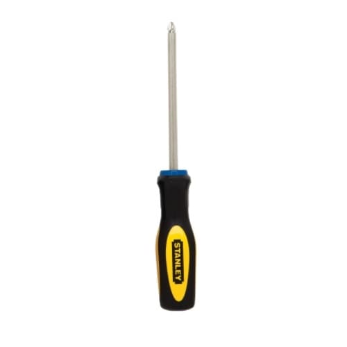 Stanley 4-in Fluted Screwdriver, #2 Phillips Tip