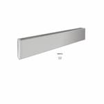 Stelpro 1200W 8-ft Mini Architectural Baseboard, 150 Sq Ft, 4095 BTU/H, 120V, White