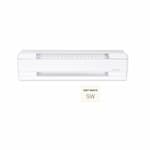 Stelpro 2-ft 500W Brava Electric Baseboard, High Altitude, 50 Sq.Ft, 1706 BTU/H, 120V, S.White