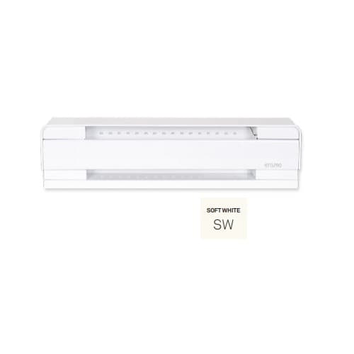 Stelpro 3-ft 750W Brava Electric Baseboard, High Altitude, 100 Sq.Ft, 2560 BTU/H, 120V, S.White