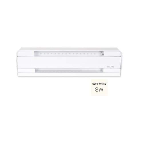 Stelpro 8-ft 2500W Brava Electric Baseboard, High Altitude, 300 Sq.Ft, 8532 BTU/H, 208V, S.White