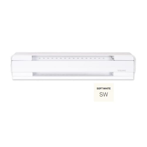 Stelpro 6-ft 1500W Brava Electric Baseboard, High Altitude, 175 Sq.Ft, 5119 BTU/H, 240V, S.White