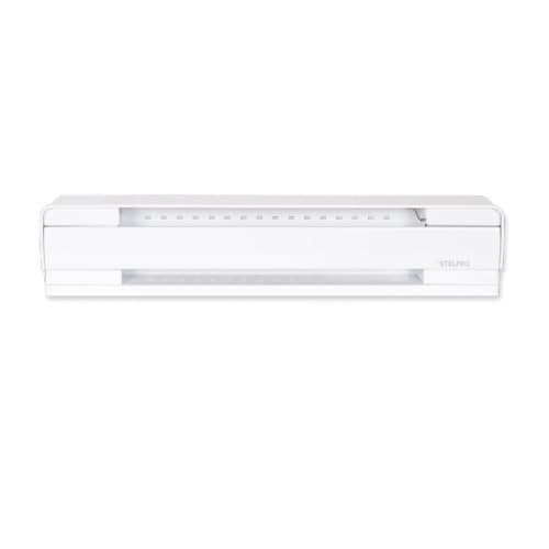 Stelpro 6-ft 1500W Brava Electric Baseboard, High Altitude, 175 Sq.Ft, 5119 BTU/H, 208V, White