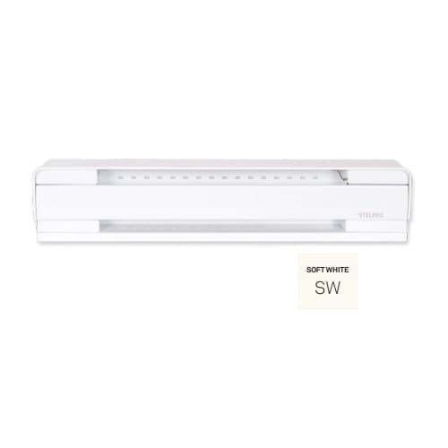 Stelpro 8-ft 2250W Brava Electric Baseboard, High Altitude, 250 Sq.Ft, 7679 BTU/H, 240V, S.White