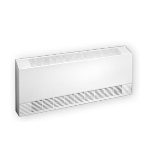 Stelpro 2400W 4-Ft Sloped Architectural Cabinet Heater, 600W/Ft, 8190 BTU/H, 277V, White