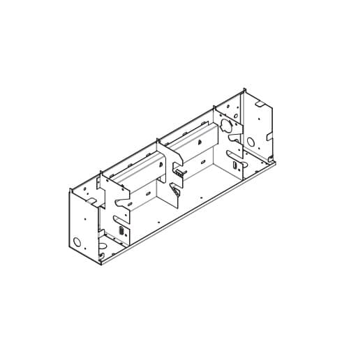 Stelpro Clean Back for AALUX4 Series Architectural Aluminum Baseboard Heater, Soft White