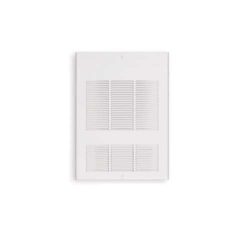 Stelpro 1500W Wall Fan Heater w/ Thermostat, Up To 175 Sq.Ft, 5119 BTU/H, 480V, White