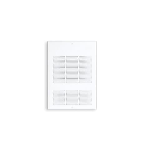 Stelpro 2000W Wall Fan Heater w/ Built-in Thermostat and Disconnect Switch, Single, 208V, White