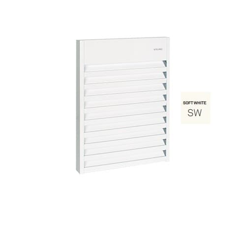 Stelpro 1500W Aluminum Wall Fan Heater w/ 24V Control, Up To 175 Sq.Ft, 5119 BTU/H, 120V, S.White