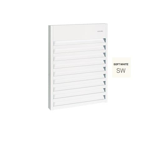 Stelpro 1500W Aluminum Wall Fan Heater w/ Thermostat, Up To 175 Sq.Ft, 5119 BTU/H, 480V, S.White