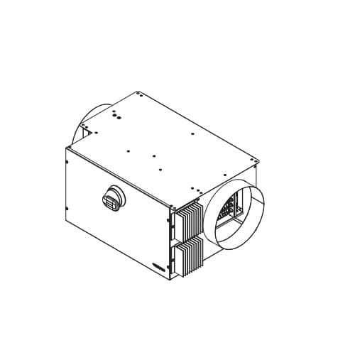 Stelpro 8in Plenum Kit for MUAA Series, 40 Amps