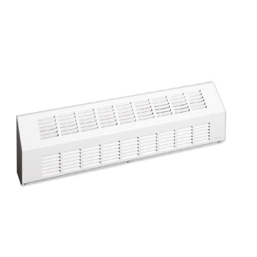 Stelpro 9-ft 2250W Sloped Architectural Baseboard Heater, 250 Sq.Ft, 7679 BTU/H, 480V, White