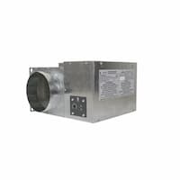 500W Duct Heater w/ Disconnect Switch, 6" Round Duct, 120V, 50 CFM