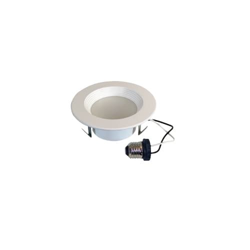 LEDVANCE Sylvania 4-in 8W Baffled LED Downlight, 0-10V Dimmable, E26, 675 lm, 120V, 3000K, White