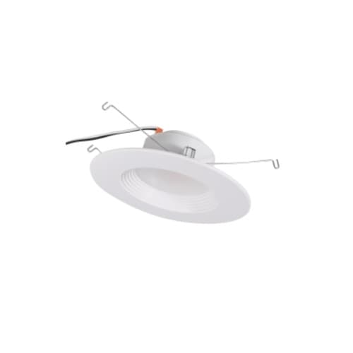 LEDVANCE Sylvania 6-in 8.5W Baffled LED Downlight, 0-10V Dimmable, E26, 725 lm, 120V, 2700K, White