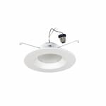 LEDVANCE Sylvania 5"/6" 8.5W LED Baffle Reflector Downlight, 65W Inc. Retrofit, Dim, E26, 725 lm, 5000K