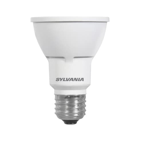 LEDVANCE Sylvania 7W LED PAR20 Bulb, Dimmable, Wide, E26, 550 lm, 120V, 3000K