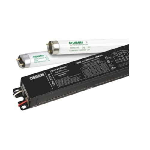 LEDVANCE Sylvania 56W T8 Instant Start Electronic Ballast, 2-Lamp, 120V-277V