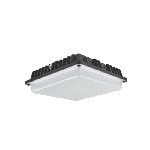 LEDVANCE Sylvania 10" 20W LED Canopy Light, 70W HPS Retrofit, 2000 lm, 5000K, Bronze