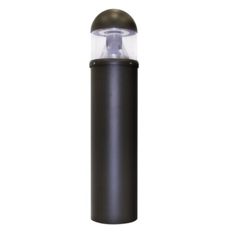 LEDVANCE Sylvania 3-ft 18W LED Bollard Light, Round Top, 50W MH Retrofit, 2035 lm, 120V-277V, 4000K, Bronze