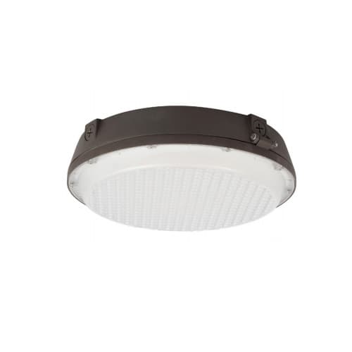 LEDVANCE Sylvania 12" 25W LED Canopy Light, Round, 70W HPS Retrofit, Dim, 3400 lm, 120-277V, 5000K, White