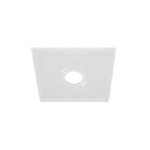 LEDVANCE Sylvania 12.5-in Canopy Mounting Plate, White