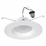 LEDVANCE Sylvania 6-in 10W LED Recessed Downlight Kit, Dimmable, E26, 700 lm, 120V, 3000K, White