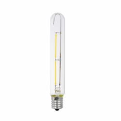 LEDVANCE Sylvania 2W LED T6 Bulb, 25W Hal. Retrofit, E17, 180 lm, 120V, 3000K, Clear