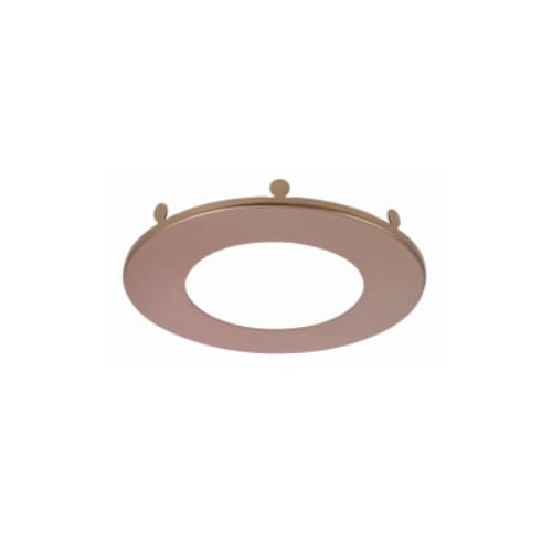 LEDVANCE Sylvania Trim Ring for 4-in MICRODISK LED Downlight, Dark Bronze