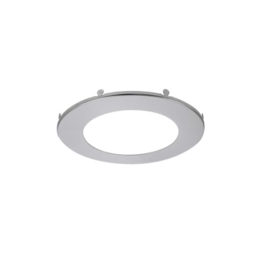 LEDVANCE Sylvania Trim Ring for 6-in MICRODISK LED Downlight, Satin Nickel