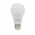 LEDVANCE Sylvania 9W LED A19 Bulb, Dimmable, E26, 800 lm, 120V, 3500K, Frosted