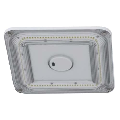 TCP Lighting 60W LED Canopy Light, 120 Degree,  120V-277V, 4000K, White