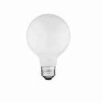 TCP Lighting 4W LED G25 Bulb, Dimmable, E26, 350 lm, 120V, 2700K, Frosted