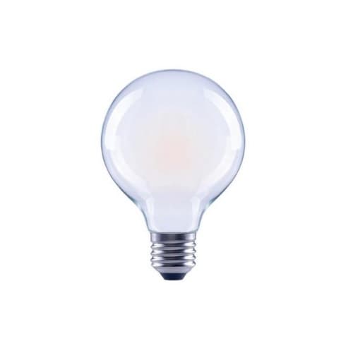 TCP Lighting 4W LED G25 Filament Bulb, Dimmable, 120V, Glass, 2700K