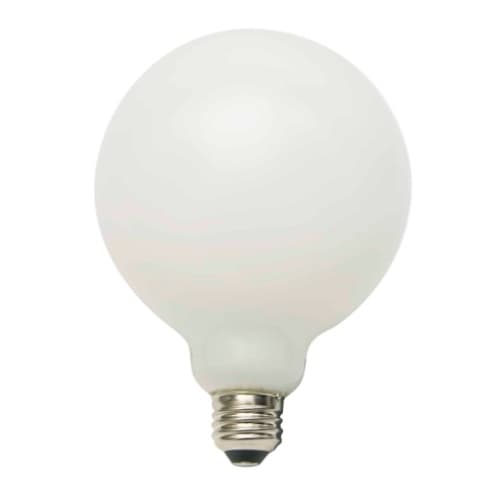 TCP Lighting 4.5W LED G40 Bulb, Dimmable, E26, 450 lm, 120V, 3000K, Frosted