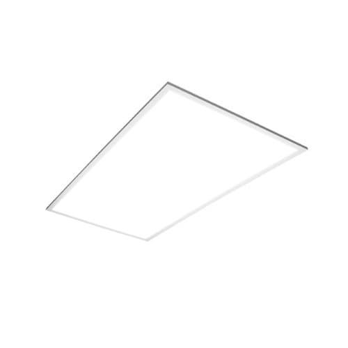 TCP Lighting 46W 2X4 LED Flat Panel w/ Battery Backup, Edge-Lit, 0-10V Dim, 5200 lm, 120V-277V, 4100K