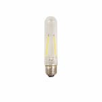 TCP Lighting 3.5W LED T10 Filament Bulb, Dimmable, 25W Inc. Retrofit, 250 lm, 5000K, Clear