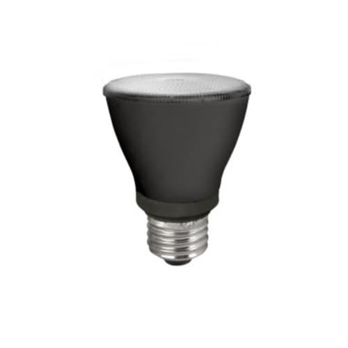 TCP Lighting 7W LED PAR20 Bulb, Dimmable, E26, 120V, 600 lm, 2700K, Black