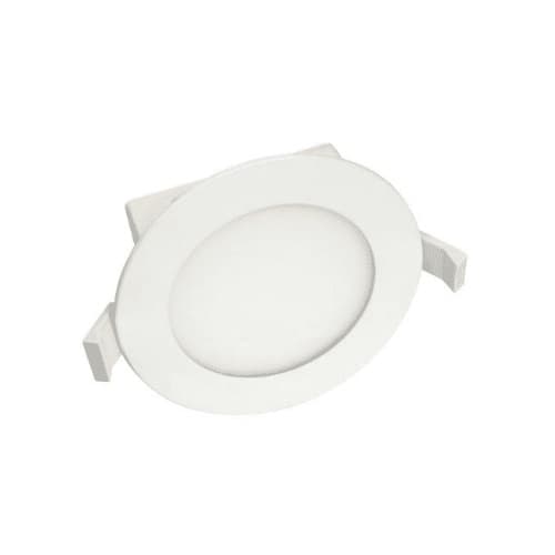 TCP Lighting 4-in 8.5W LED Downlight, Edge-Lit, Dimmable, 500 lm, 120V, 2700K, White