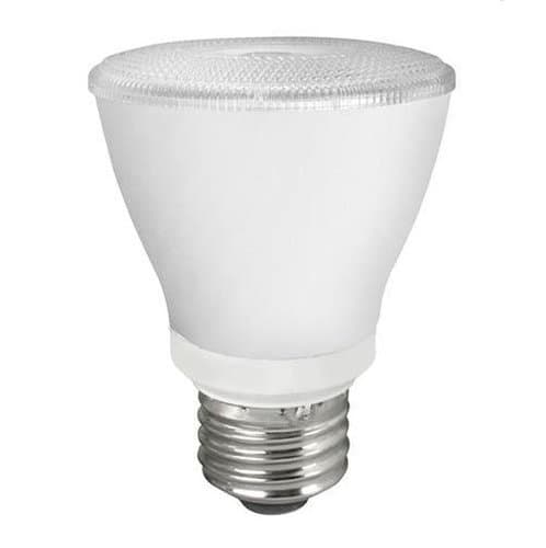 TCP Lighting 10W PAR20 Bulb, 2700K, Narrow Flood, White, Dimmable