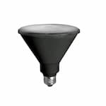 TCP Lighting 17W LED PAR38 Bulb, Flood, Dimmable, 1200 lm, 3500K, Black