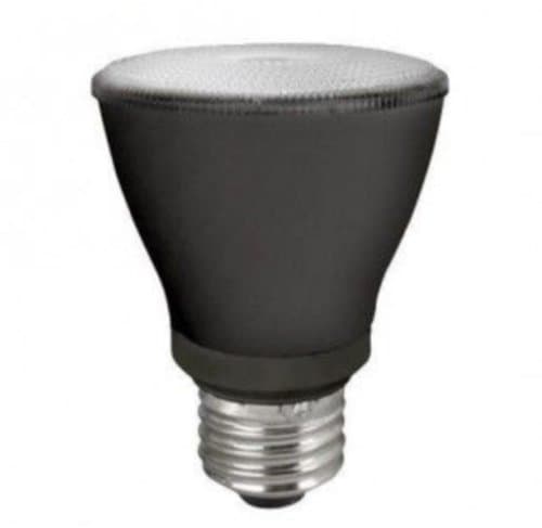 TCP Lighting 8 PAR 20 Bulb, 5000K, Standard Flood, Black, Dimmable