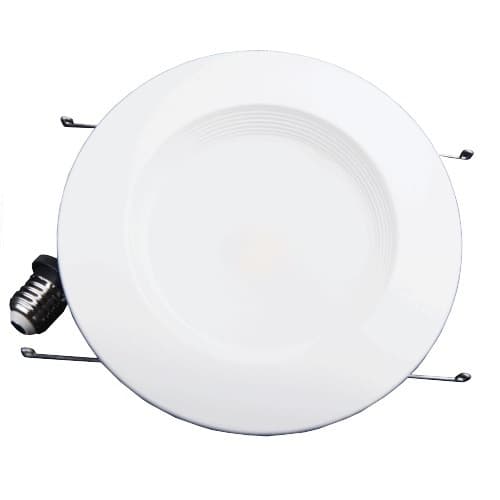 TCP Lighting 4-in 10.5W LED Retrofit Downlight, Beveled, E26, 120V, 27K/30K/35K