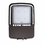 TCP Lighting 100W LED Area Light, Type III, Forward, 120V-277V, 4000K, Bronze