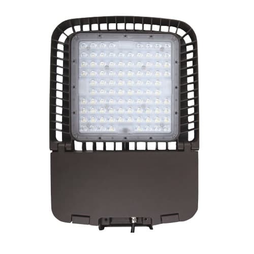 TCP Lighting 100W LED Area Light, Type III, Forward, 120V-277V, 4000K, Bronze