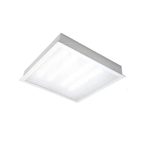 TCP Lighting 45W 2X2 LED Recessed Troffer Light, Dimmable, 3500K, 4000 Lumens, Frosted